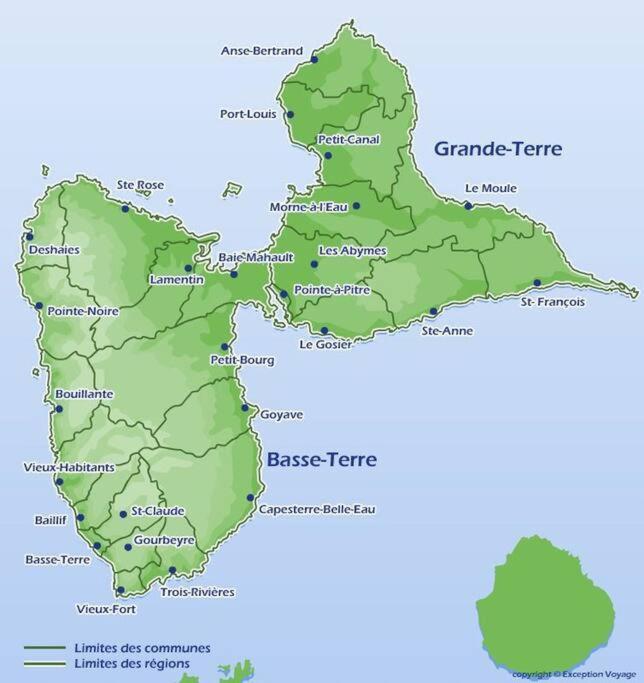 Apartmán Cocon Tropical Vieux-Habitants Exteriér fotografie